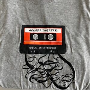 cassette t shirt arcada