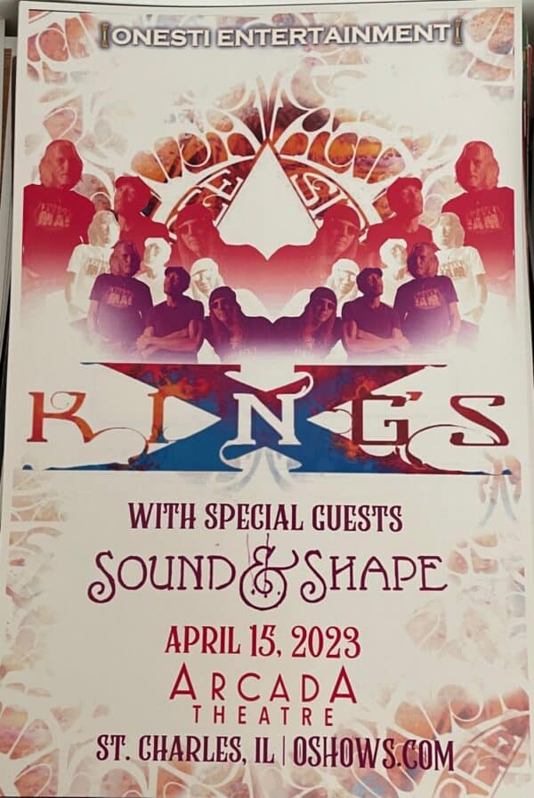 king's x poster (4/15/2023)