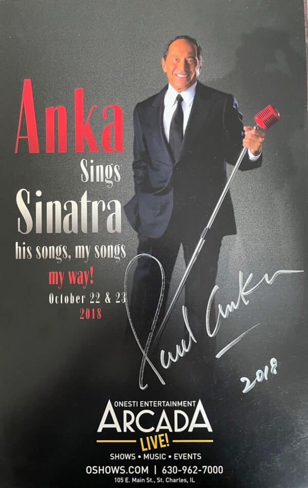 paul anka signed 2021